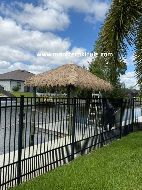 Tiki Huts Southwest Florida Synthetic Thatch & Natural